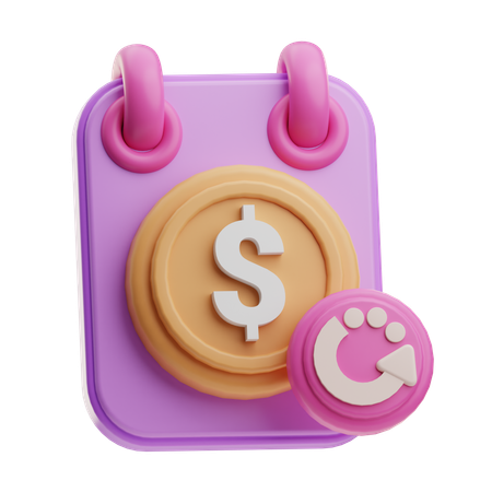 Budget Planner  3D Icon