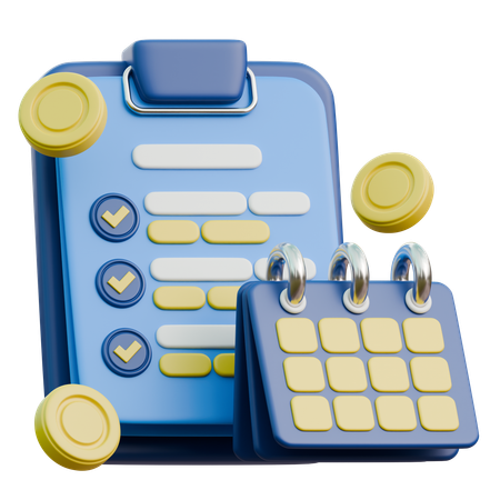 Budget Planner  3D Icon