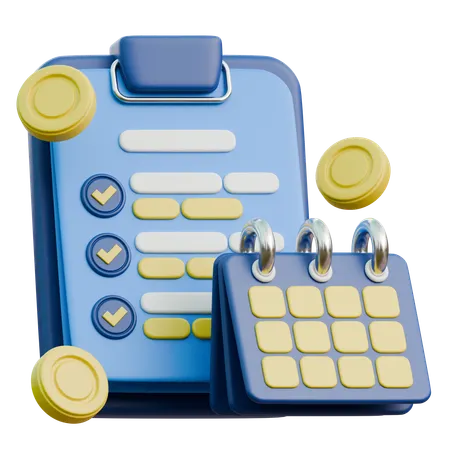 Budget Planner  3D Icon