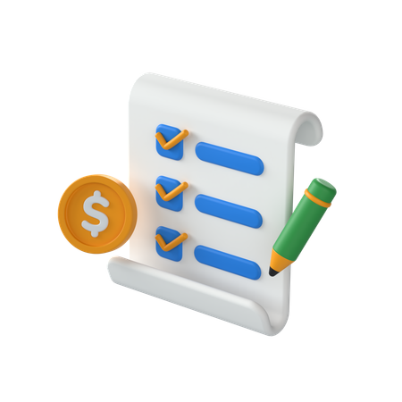 Budget Planning  3D Icon