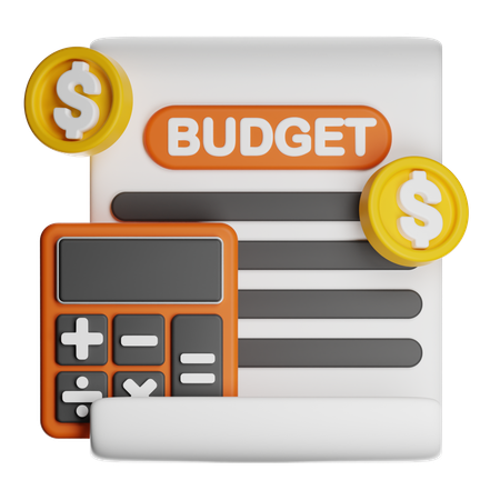 Budget Planning  3D Icon