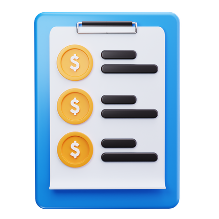 Budget Planning  3D Icon