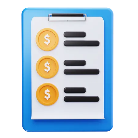 Budget Planning  3D Icon