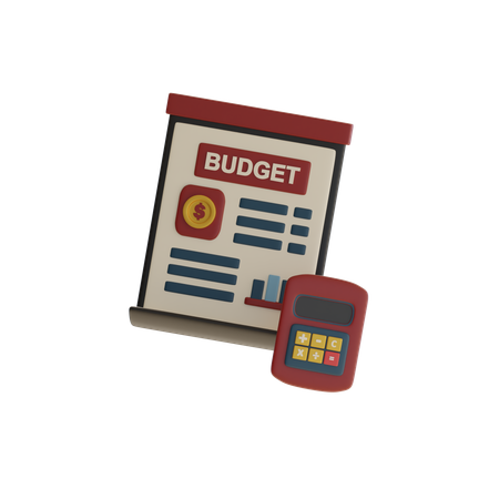 Budget Planning  3D Icon