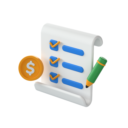 Budget Planning  3D Icon
