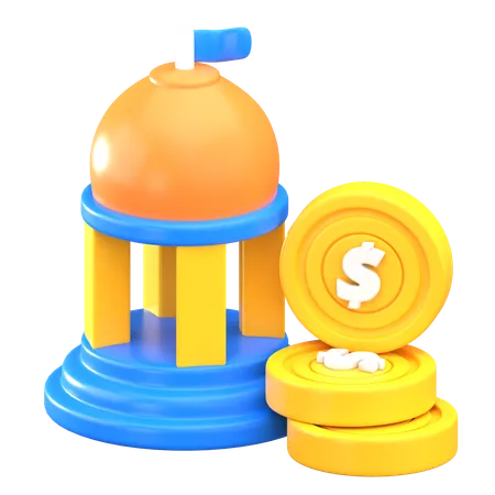 Budget politique  3D Icon