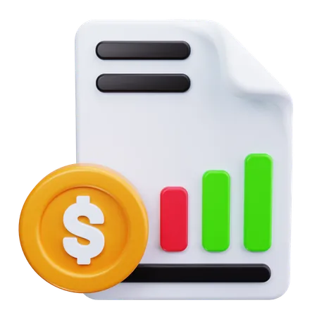 Budget Report  3D Icon