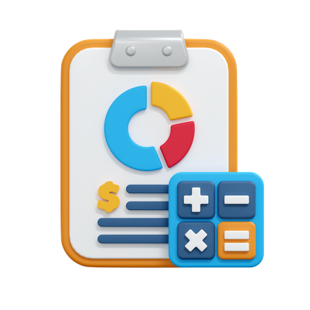 Budget Report  3D Icon