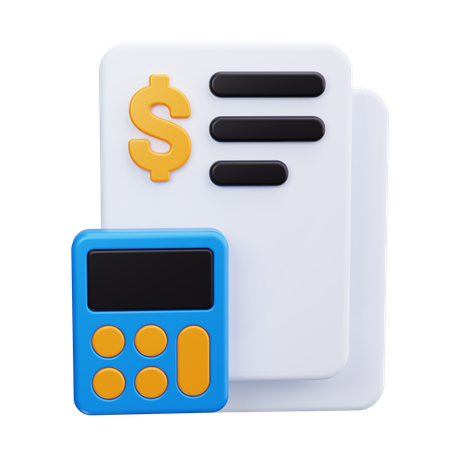 Budget Report  3D Icon