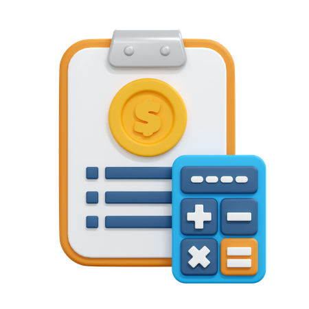 Budget Report  3D Icon