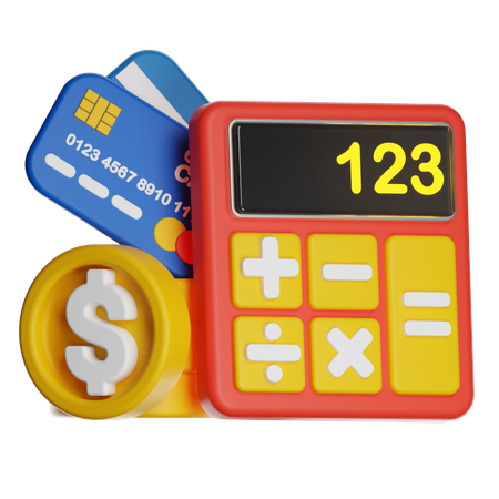 Budgetberechnung  3D Icon