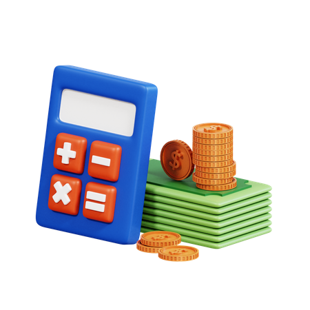 Budgetberechnung  3D Icon