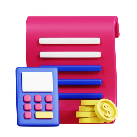 Budgetberechnung  3D Icon