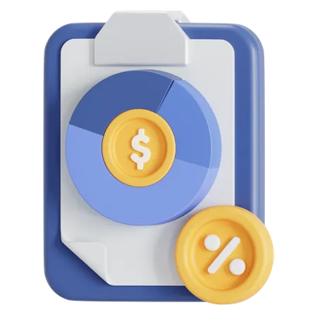 Budgeting Finance 3D Icon