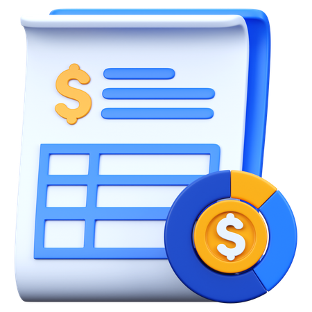Budgeting  3D Icon