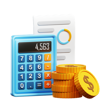 Budgeting  3D Icon