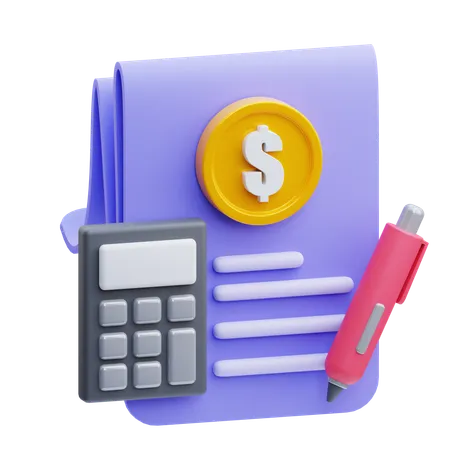 Budgeting  3D Icon