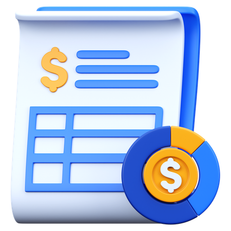 Budgeting  3D Icon