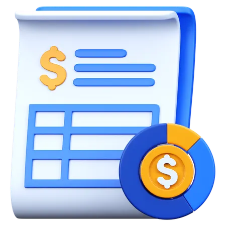 Budgeting  3D Icon