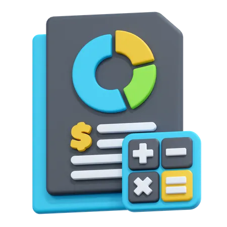 Budgeting  3D Icon