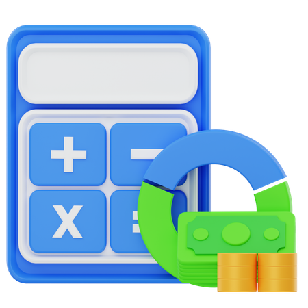 Budgeting  3D Icon