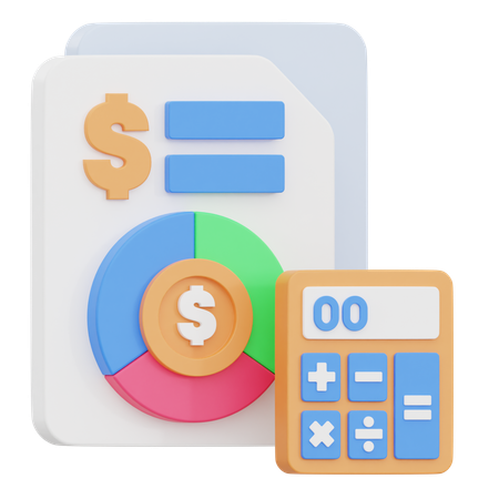 Budgeting  3D Icon