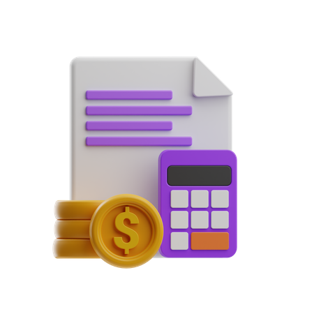 Budgeting  3D Icon