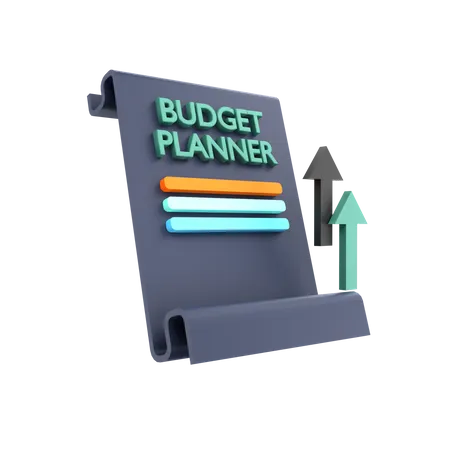 Budgetplaner  3D Icon