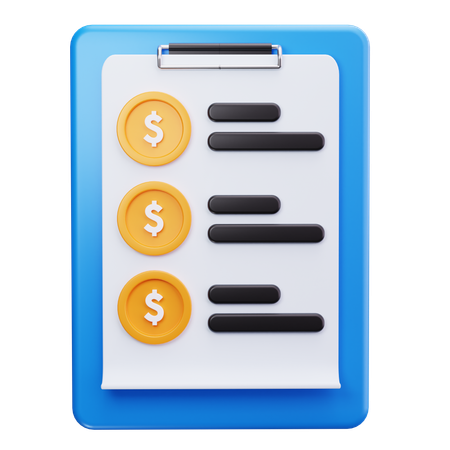 Budgetplanung  3D Icon