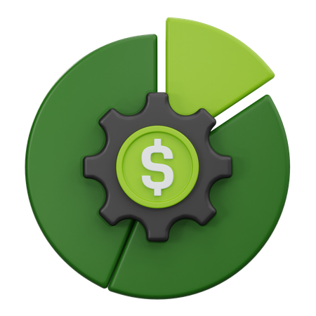 Finanzmanagement  3D Icon