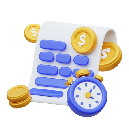 Finanzmanagement  3D Icon