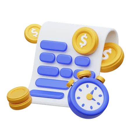 Finanzmanagement  3D Icon