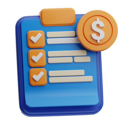 Finanzmanagement  3D Icon