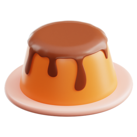 Budín de chocolate  3D Icon