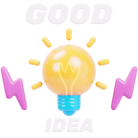 Buena idea  3D Icon