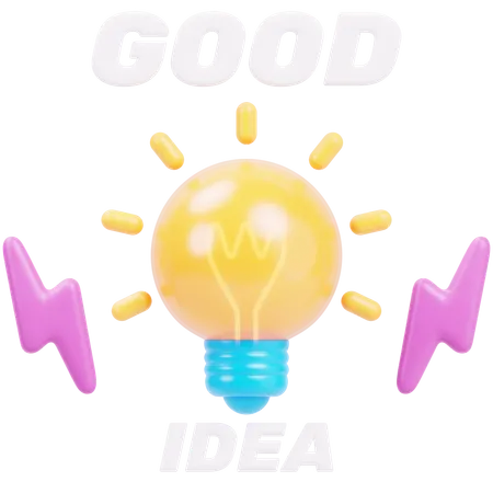 Buena idea  3D Icon