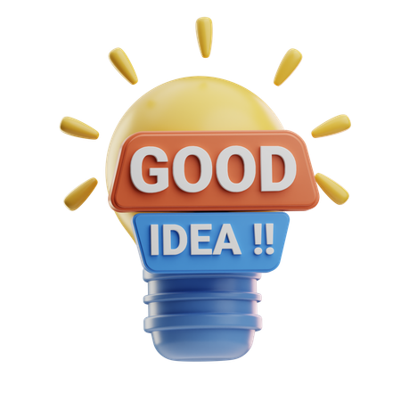 Buena idea  3D Icon