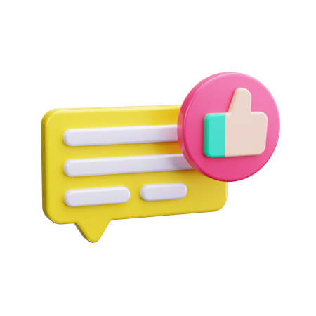 Buenos comentarios  3D Icon