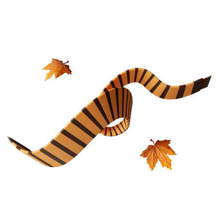 Bufanda de otoño  3D Icon