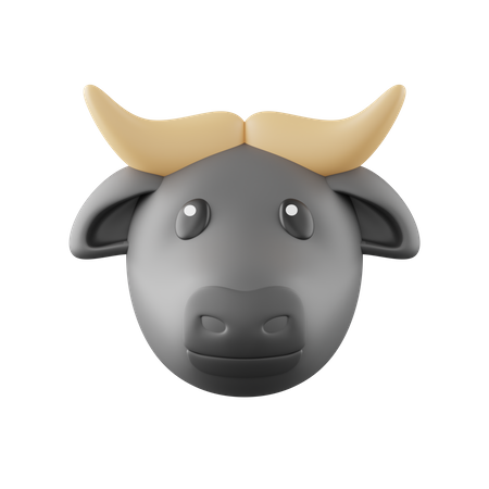 Buffalo  3D Icon