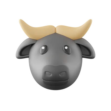 Buffalo  3D Icon