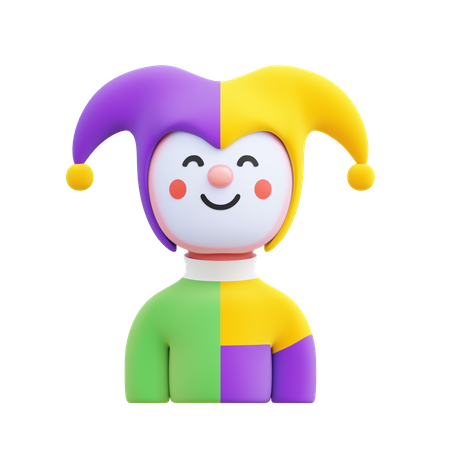 Bufón  3D Icon