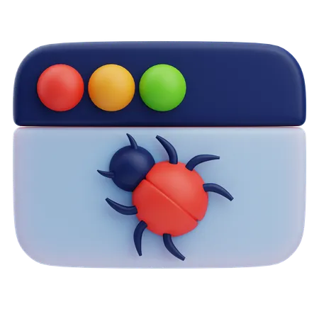 Bug du site Web  3D Icon