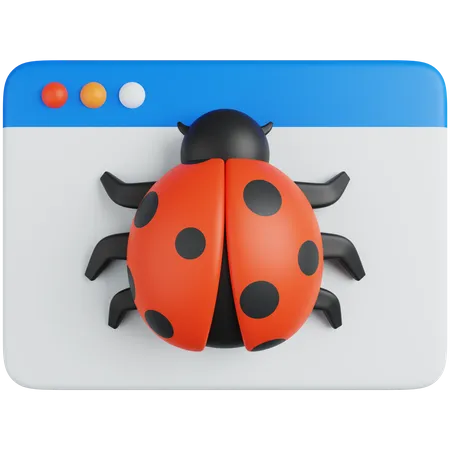 Bug  3D Icon