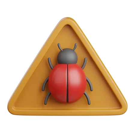 Bug  3D Icon