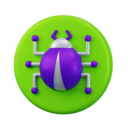 Bug  3D Icon