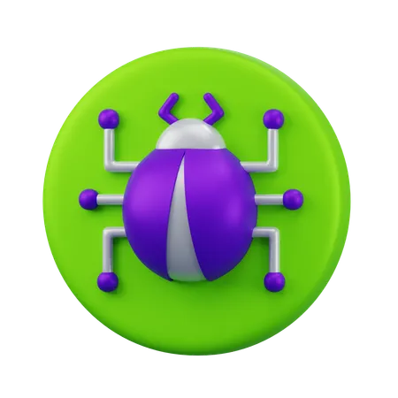 Bug  3D Icon