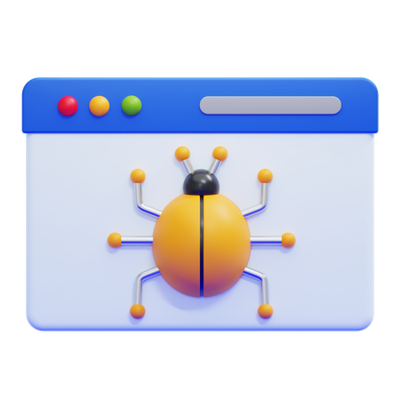 Bug  3D Icon