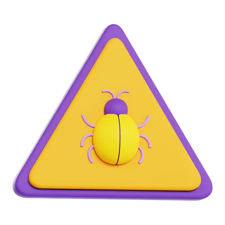 Bug  3D Icon