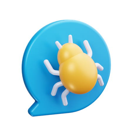 Bug  3D Icon